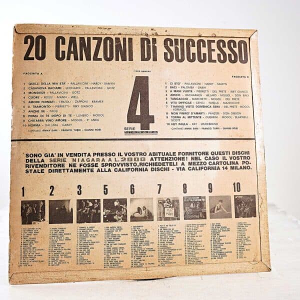 20canzoni successo  - lp 33 - immagine 2