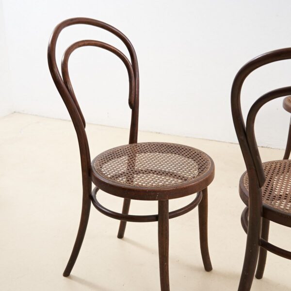 SEDIE THONET IN LEGNO E PAGLIA DI VIENNA , 6 PZ - immagine 5