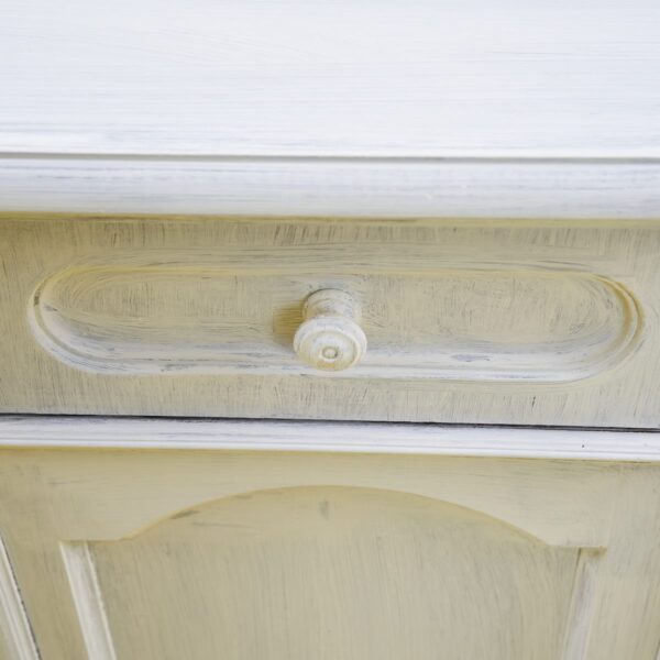 credenza in legno bianca anni 50 - immagine 3